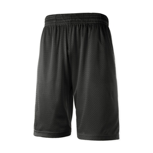 Shorts en maille pour hommes, style sport décontracté, tissu respirant, taille élastique avec cordon de serrage, pour la gym, la course et l'entraînement, coupe décontractée - Product Image 3