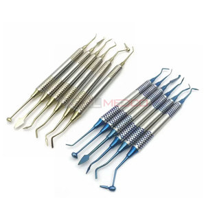 Dental Composite Resin Tools 6 Pcs Set German Stainless Steel Manual Spatulas for Restoration Mixing Shaping & Placement Resin - Product Image 4