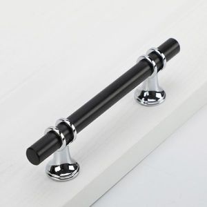 Black & Gold T-Bar Drawer & Closet Pulls Kitchen Cabinet Door Handles-Furniture Handles & Knobs - Product Image 3