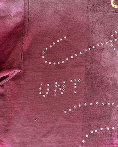 เสื้อยืดกราฟิกทรงหนา ผ้าฟอกสีแบบแอซิด คอกลม ทรงบ็อกซี่ โอเวอร์ไซส์ วินเทจ สีขาว ทรงบ็อกซ์ฟิต - Product Image 3