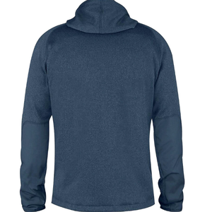 Sweat-shirt à capuche zippé pour homme, vert olive foncé, style tendance, en coton respirant, pour streetwear - Product Image 4
