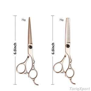 Tijeras Profesionales de Acero Inoxidable para Adelgazar el Cabello con 30 Dientes y Cuchilla Afilada para Uso en Salón, para Diestros, Mango Mediano - Product Image 5