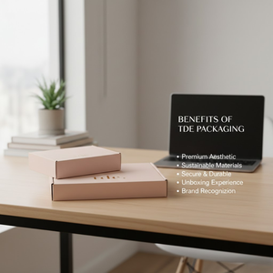 Caja de correo corrugado con logotipo personalizado, caja negra para embalaje - Product Image 3