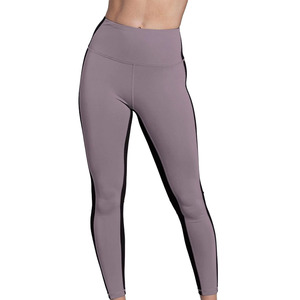 Leggings de yoga pour femmes, design personnalisé, spandex/polyester, extensibles dans quatre directions, antibactériens, avec cordon de serrage, pour l'entraînement - Product Image 4