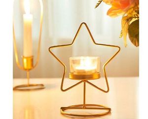 Modern <b>Brass</b> Metal Tea Light Candle Holder Gold Pillar <b>Candlestick</b> Stand for Wedding Table Decor Minimalist Votive Cup Bulk - Product Image 3