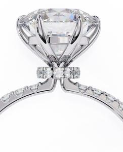 แหวนแต่งงานเพชรโมอิสซาไนต์ทรงกลม 1.5 กะรัต สีขาวบริสุทธิ์ แหวนเงินแท้ 925 ชุบ แหวนโมอิสซาไนต์สั่งทำพิเศษสำหรับผู้หญิง - Product Image 4