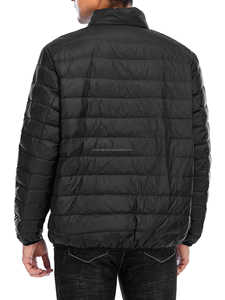 Chaqueta acolchada personalizable de alta calidad para hombre, chaqueta de nieve de invierno resistente a la intemperie, estilo informal negro, cierre de cremallera, Unisex - Product Image 4