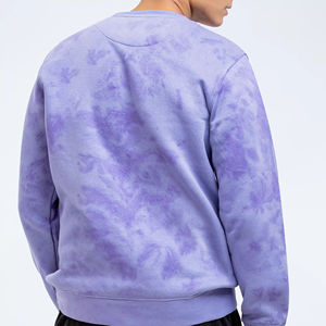 เสื้อสเวตเชิ้ตแขนยาวทรงโอเวอร์ไซส์ ผ้าฝ้าย 100% ย้อมสีพื้นแบบซันเฟดวอช สำหรับผู้ชาย  แบบเรียบๆ  สามารถสั่งทำได้ ผ้าคอตตอนผสม - Product Image 2