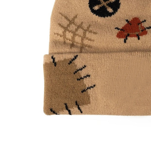 Gorros de Punto Jacquard Lisos Personalizados para Invierno con Diseño y Talla Personalizables, Nueva Llegada, Gorros 100% Lana - Product Image 2