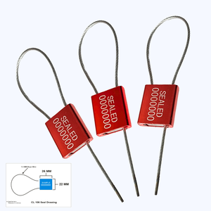 ซีลล็อคสายเคเบิล JHAS ได้รับการรับรองมาตรฐาน ISO ขนาด 26x22 มม. สำหรับรถพ่วงอุตสาหกรรม รถตู้บรรทุกสินค้า ราคาประหยัด ใช้แล้วทิ้งได้ ทนทาน ผลิตจากเหล็กและพลาสติก - Product Image 6