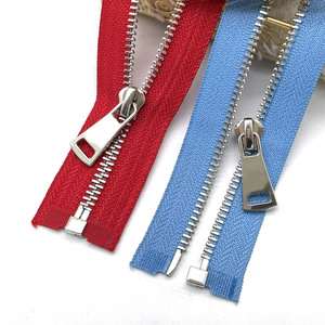 Ruban adhésif multicolores en gros # 5 Fermetures éclair métalliques séparables sur mesure, à extrémité ouverte, pour vêtements - Product Image 3