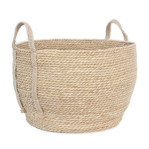 Wholesale Cane Wiwin Jute Clothes <b>Basket</b> <b>Laundry</b> <b>Baskets</b> With Handles Wicker Woven Storage Biodegradable High Quality Handmade - Product Image 2