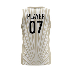 Customized Adults Basketball Jersey Plus Size Breathable Moisture Wicking Custom Printed Spandex/Polyester Sleeveless Jerseys - Product Image 6