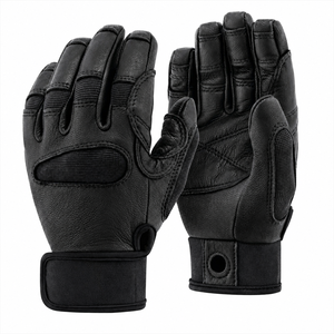 Gants de rappel en corde, robustes, tactiques, renforcés, antidérapants, pour l'escalade, la randonnée, le sauvetage, professionnels, résistants aux coupures, en cuir - Product Image 1