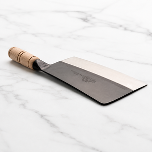 Couteau à découper chinois professionnel en acier inoxydable avec manche en bois - Product Image 1