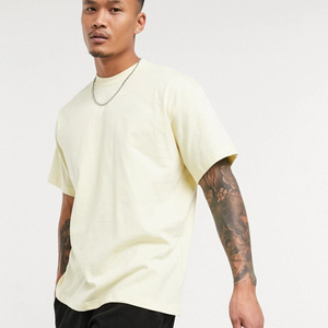 Men's <b>Plain</b> <b>White</b> O-Neck Short Sleeve T-Shirt Regular Fit Casual Cotton Jersey Shirt - Product Image 5