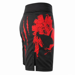 กางเกงชก MMA แบบสั่งทำพิเศษ OEM พิมพ์ลายด้วยความร้อน กางเกง BJJ สำหรับการฝึกซ้อม เป็นมิตรกับสิ่งแวดล้อม แห้งเร็ว ระบายอากาศได้ดี - Product Image 2