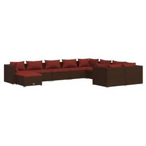 Conjunto de Muebles de Jardín Color Rojo Canela en Tono Marrón - Product Image 2