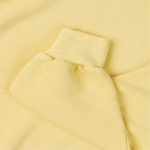 Sudadera con Capucha Unisex Extra Grande, Amarilla, de Algodón French Terry, Informal, con Bolsillo, Manga Larga, para Otoño - Product Image 5