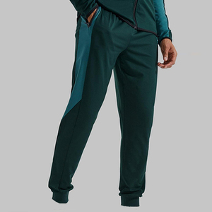 Pantalones Deportivos para Hombre al por Mayor OEM, Cintura Elástica, Diseño de Paneles, Bolsillos Laterales con Cremallera, Corte Regular, Personalizables - Product Image 2