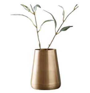 Flower <b>Vase</b> Silver Colour Metal Stylish Table Decor for Home Indoor Nurturing Plants Flower Pots <b>Vases</b> Decorate - Product Image 4