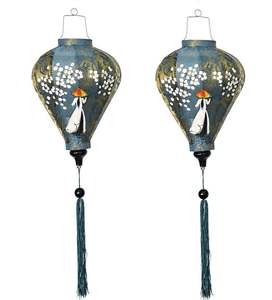 Linterna de bambú vietnamita bellamente elaborada para el ambiente interior y exterior - Product Image 2