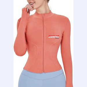 Wholesale Custom Logo And Design High Quality Yoga <b>Jacket</b> for Women Comfortable Soft Fabric <b>Workout</b> Clothing For Gym And Running - Product Image 6