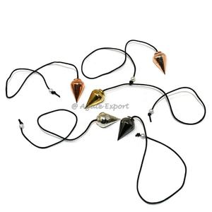 Divination Artisanat Orisis Métal Pendules En Gros Laiton Métal Pendule Radiesthésie reiki Divination Métaphysique Guérison À Vendre - Product Image 2