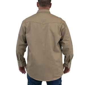 Chemise de travail de soudage américaine 100 % coton de haute qualité à vendre – Manches de soudage de bonne qualité, vêtements de sécurité OEM - Product Image 2