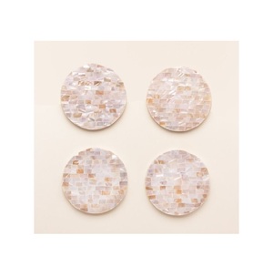 Posavasos de MDF con incrustaciones de nácar de estilo único, posavasos de nácar, manteles individuales, posavasos con incrustaciones de nácar a bajo precio de fábrica - Product Image 1