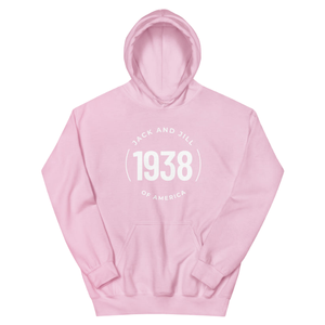 Sweat-shirt à capuche rose avec motif graphique, broderie circulaire, en polaire, à manches longues, unisexe, décontracté, vêtement de mode d'hiver - Product Image 1