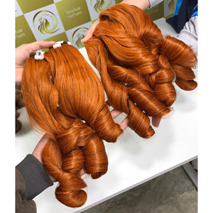 Extensiones de cabello humano Remy vietnamita virgen HD, duraderas, de todos los longitudes, con puntas gruesas, rizadas, súper planas, sin pegamento, para pelucas - Product Image 3