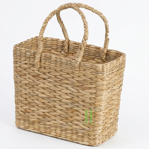 Handmade Wholesome <b>Wicker</b> Eco-Friendly <b>Basket</b> Woven Hanging <b>Storage</b> HandBag Shopping Picnic Summer Gifts Laundry Vietnam - Product Image 6