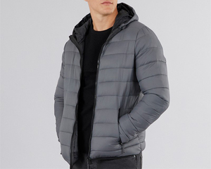 Veste matelassée personnalisée de haute qualité pour hommes, avec logo personnalisé, veste d'hiver décontractée pour hommes avec poches - Product Image 5