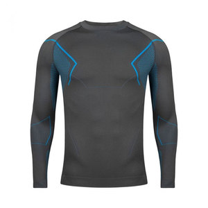 Tenues de sport pour hommes à manches longues, ensembles de compression sportifs, dernier design, nouvelle arrivée, combinaisons de compression pour hommes - Product Image 2