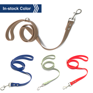 Laisse imperméable résistante réglable de chien de PVC avec le crochet de pivot d'acier inoxydable - Product Image 2