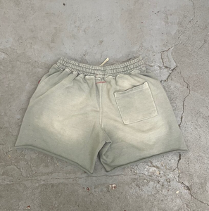 Shorts de sport pour hommes OEM 2026 personnalisés, haute qualité, vintage, 100% coton, streetwear, effet vieilli, délavé à l'acide - Product Image 6