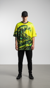 Camiseta Urbana Casual Oversize con Sublimación para Hombre, Moda Popular - Product Image 1