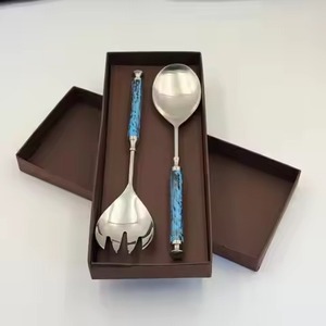 Luxury Salad Serving Collection Premium Stainless Steel <b>Buffet</b> Utensils for Dining - Product Image 3