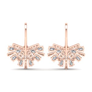ผู้ผลิต REYES ต่างหูแบบห่วงประดับเพชรโมอิสซาไนต์ ทอง 14K 18K ราคาขายส่ง เครื่องประดับผู้หญิง งานแต่งงาน เครื่องประดับชั้นดีสำหรับเธอ - Product Image 4