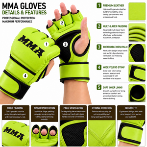 High Demand Great Impact Premium Quality Best Price Good Manufacturer With Private Label New MMA Gloves Reasonable Prices - Product Image 4