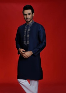 Shalwar Kameez traditionnel léger pour homme, en coton de qualité supérieure, vêtement confortable pour temps chaud - Product Image 2