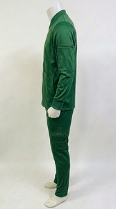 Men Nursing <b>Scrub</b> Uniform Set Breathable Cotton Blend V Neck Top Pants Medical Workwear OEM Supplier Factory - Product Image 2