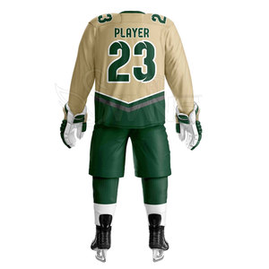 Uniforme de Hockey sobre Hielo para Adultos, MOQ Bajo, Transpirable, de Poliéster, Venta Caliente - Product Image 3