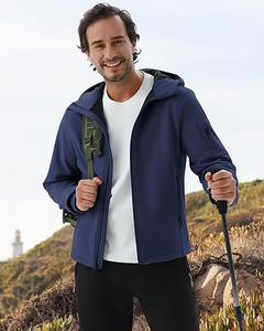 Chaqueta Softshell para Hombre LUCIVA Arctic Navy: La Chaqueta Softshell Híbrida de Primera Calidad para Clima Frío - Product Image 4