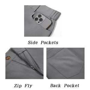 Pantalon de golf taille standard pour homme, poche latérale, style décontracté, meilleur produit, facile à porter, logo et impression personnalisés. - Product Image 6