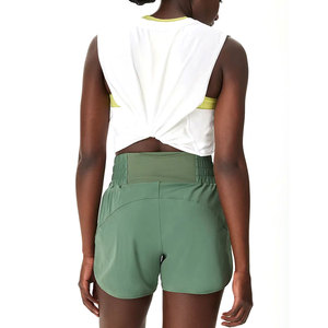 Top Quality High Waist Women Shorts Summer Casual Sports Running Shorts Breathable Outdoor Workout Ladies Shorts Cheap Price - Product Image 1