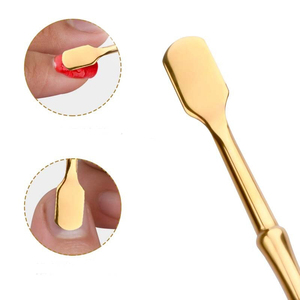 1 Lima de Uñas de Acero Inoxidable de Doble Cabeza para Manicura y Pedicura, Herramienta para Eliminar Piel Muerta y Gel UV - Product Image 4