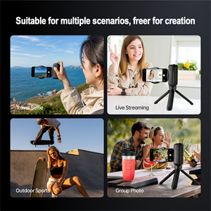 2026 New Model Smartphone Camera Assistant Handle Three Color Fill Light Wireless <b>Remote</b> Shutter Vlog <b>Holder</b> - Product Image 6
