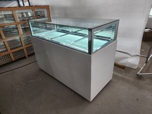 Vitrines réfrigérées haut de gamme pour gâteaux et pains, grande capacité, 1,2 m, 1,8 m, 2 m, tailles personnalisées, avec boîtes de rangement réfrigérées - Product Image 2